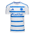 Camisa Cruzeiro II 25/26 Torcedor Masculina - Branca + Azul (PRÉ VENDA)