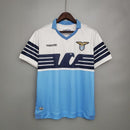 Camisa Lazio Retrô 2014 Azul e Branca - Macron