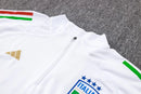 Conjunto Itália 2023 Branco com Azul - Puma - Com Fecho