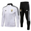 Conjunto Inverno Benfica Branca Adidas - Com Fecho