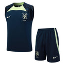 Conjunto de Treino do Seleção Brasileira - Azul e Verde
